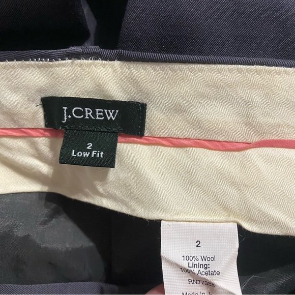 J Crew Gray 100% Wool City Fit Bootcut Dress Pants - Picture 5 of 5